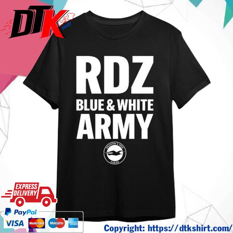 Rdz Blue White Army shirt