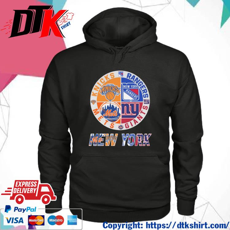 New York Team Sports Ny Knicks Ny Rangers Ny Giants And Ny Mets s hoodie