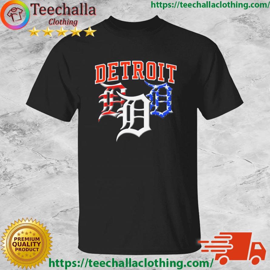 Teechallaclothing Fashion LLC - Detroit 4th of July 2023 Tigers shirt ...