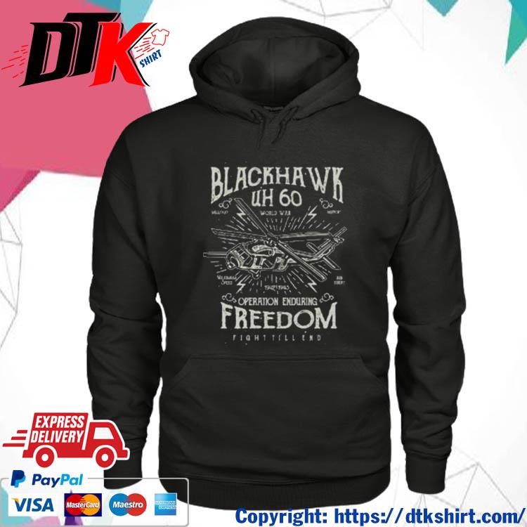 Original Blackhawk UH60 Operation Enduring Freedom Shirt hoodie