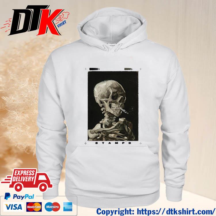 Official Stampd X Van Gogh Skeleton Garment Skeleton Shirt hoodie