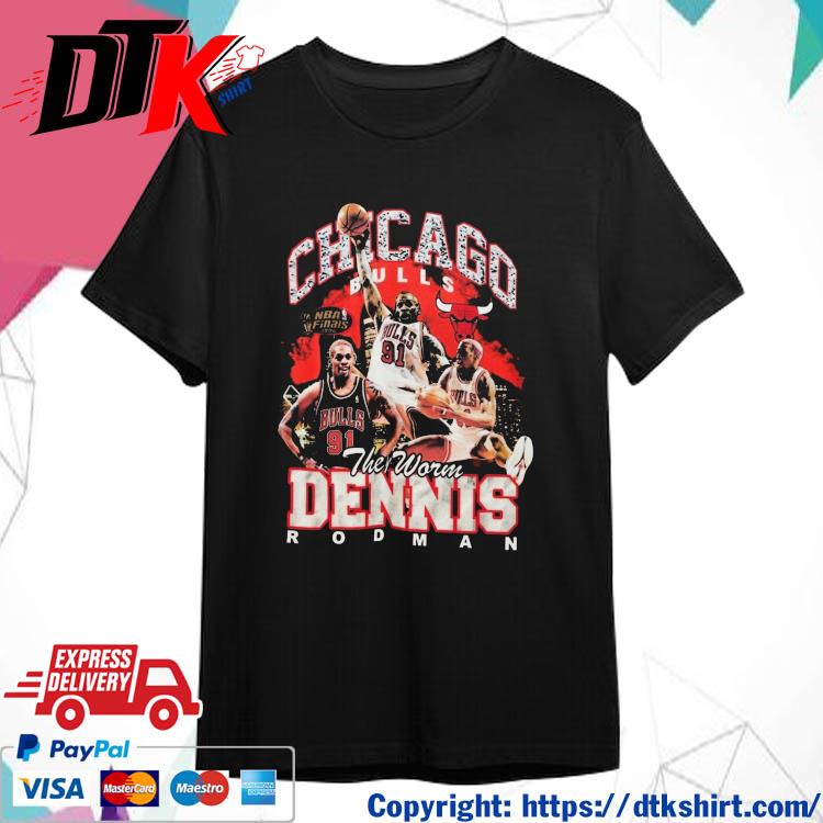 Dennis Rodman Chicago Bulls Mitchell & Ness Hardwood Concert