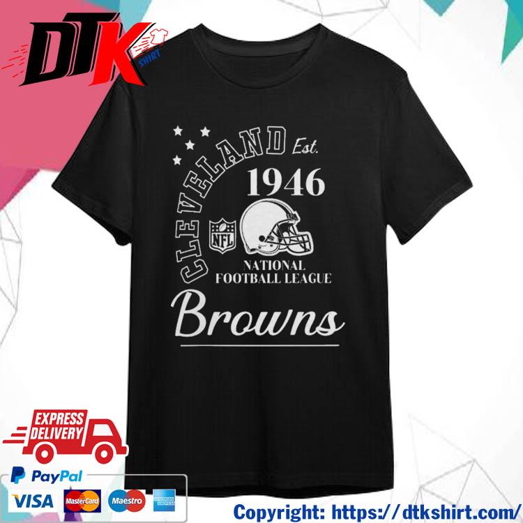 cleveland browns 1946 t shirt
