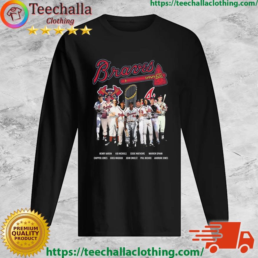Atlanta Braves Legends Name Players Signatures Shirt, hoodie, sweater, long  sleeve and tank top