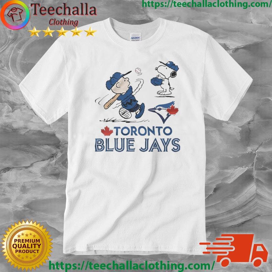 Charlie Brown And Snoopy Playing Baseball Toronto Blue Jays MLB 2023 Shirt,  hoodie, sweater, long sleeve and tank top