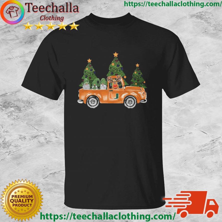 Miami Hurricanes Happy Christmas Wonderful Time Of The Year 2023 shirt