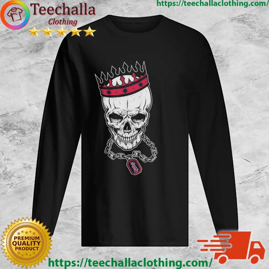 Mlb Atlanta Braves Skull Rock With Crown 2023 Shirt