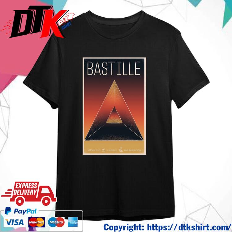 Official Bastille GLC Live at 20 Monroe Grand Rapids, MI September 17, 2023 t-shirt