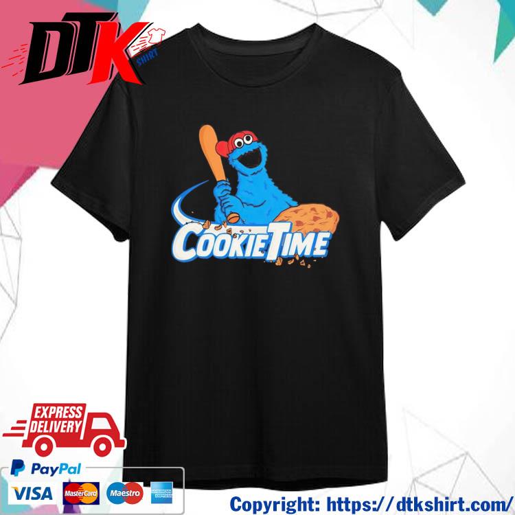 Official Cookie Monster Sesame Street Cookie Time t-shirt