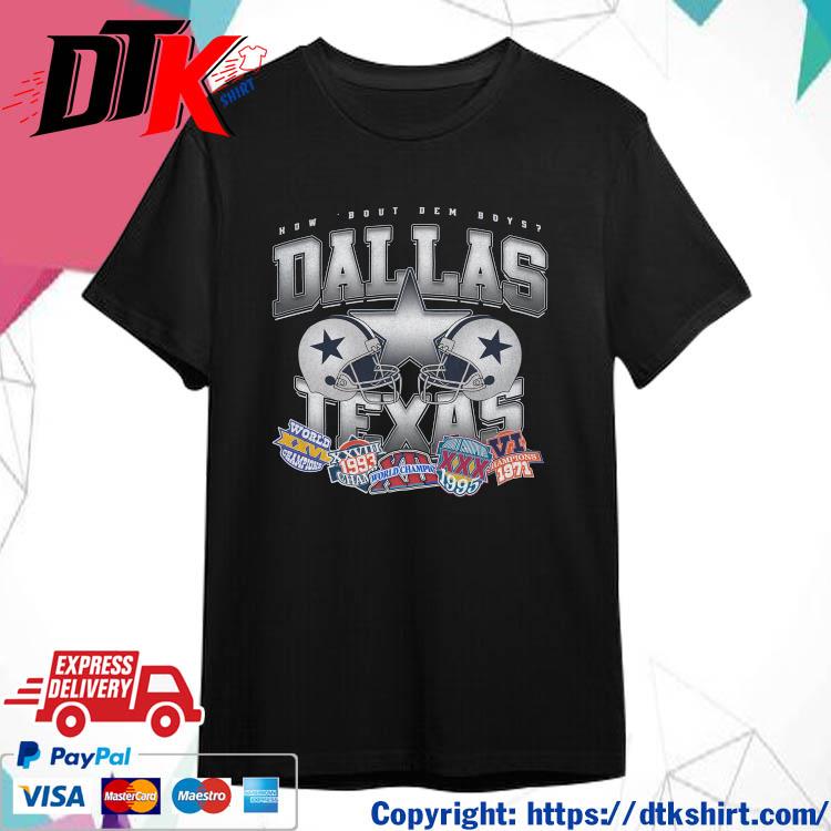 Official Dallas Cowboys How 'Bout Dem Boys t-shirt