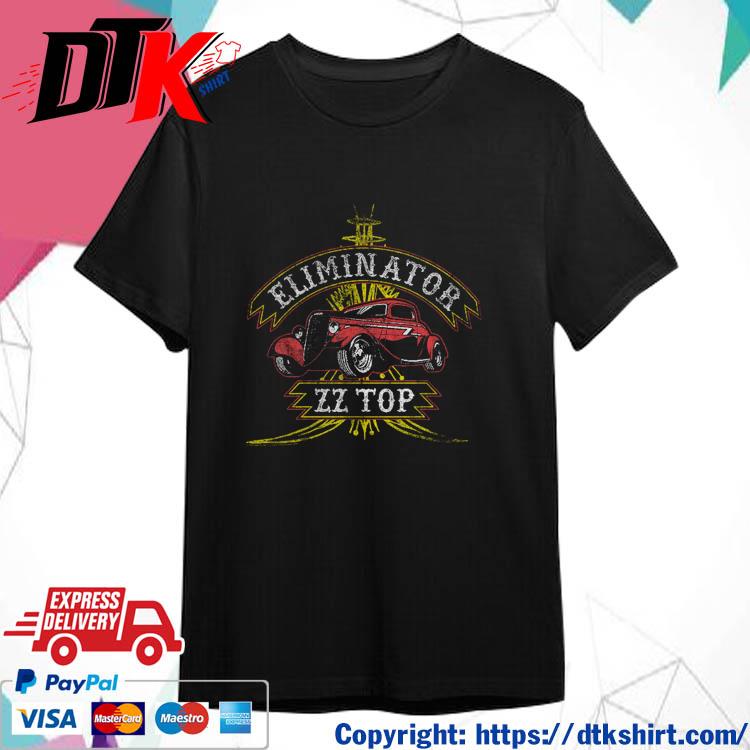 Official Eliminator Car ZZ Top t-shirt