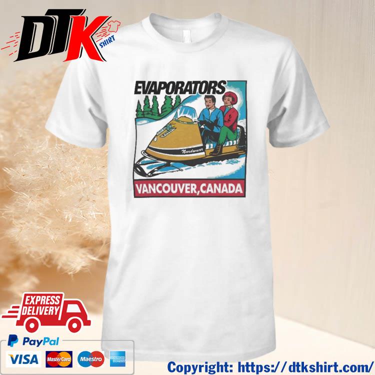 Official Evaporators Snowmobile Vancouver Canada t-shirt
