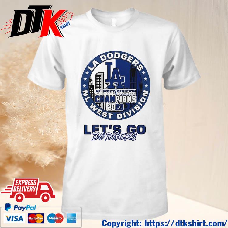 Official Los Angeles Dodgers NL West Division Champions 2023 Let’s Go Dodgers t-shirt