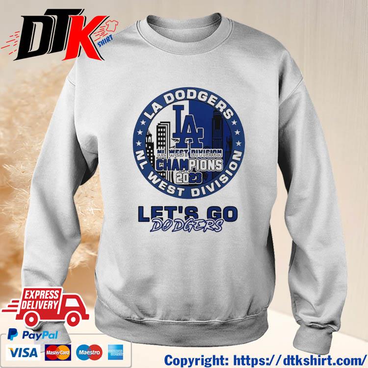 Los Angeles Dodgers 2023 NL west division champions shirt, hoodie, sweater  and long sleeve