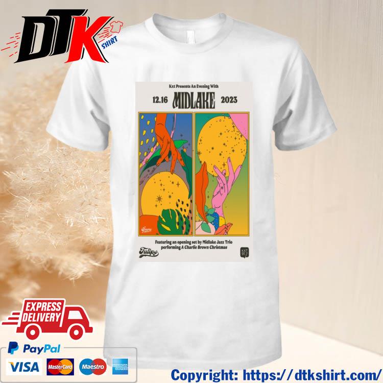 Official Midlake Rock Band December Tour 2023 Kxt Presents An Evening t-shirt