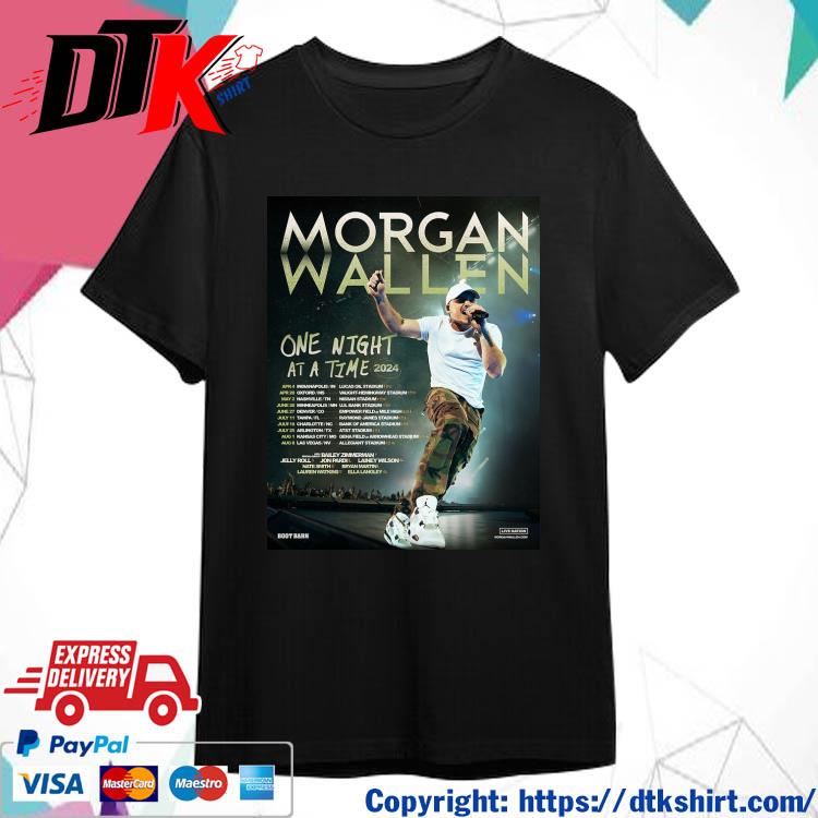 Official Morgan Wallen Adds 11 Stadium Show to One Night At A Time Tour 2024 shirt