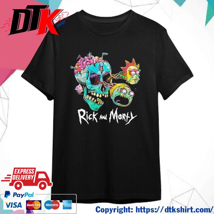 Official Rm Psychedelic Monster Rick and Morty t-shirt