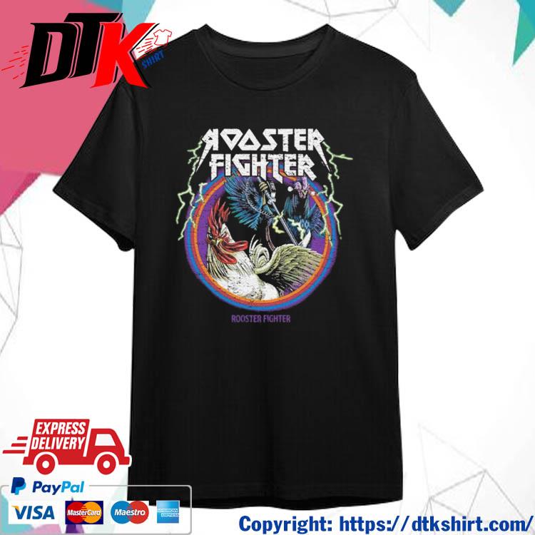Official Rooster Fighter Metal Rooster Fight Solo t-shirt