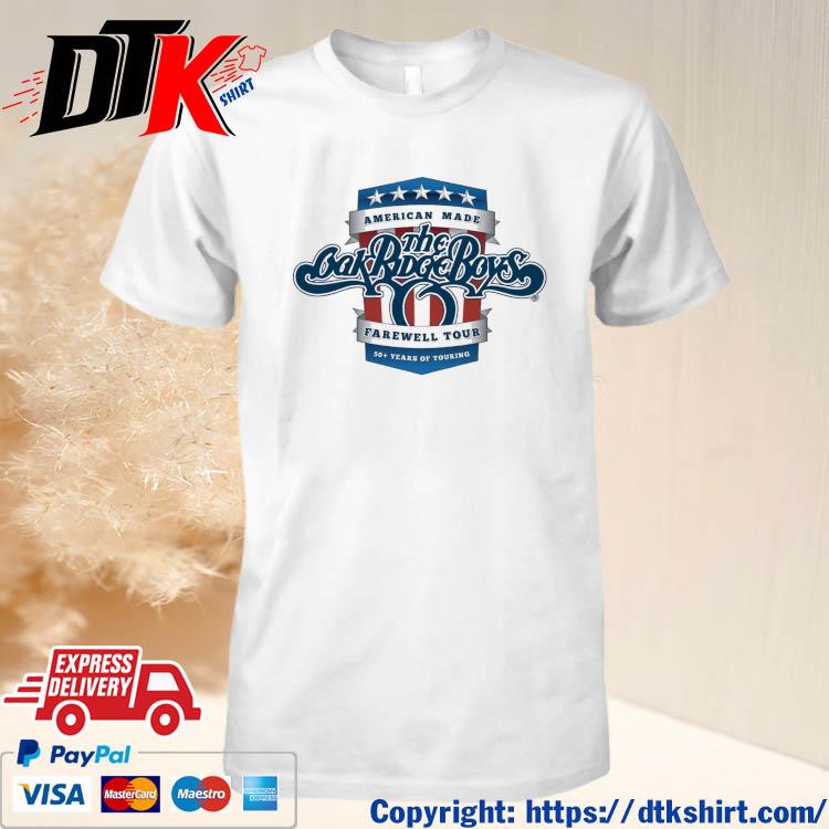 Official The Oak Ridge Boys American Made Farewell Tour t-shirt