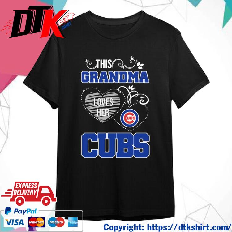 Official This Grandma Loves her Chicago Cubs shirt