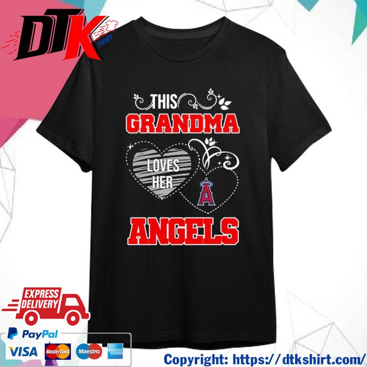 Official This Grandma Loves Her Los Angeles Angels shirt