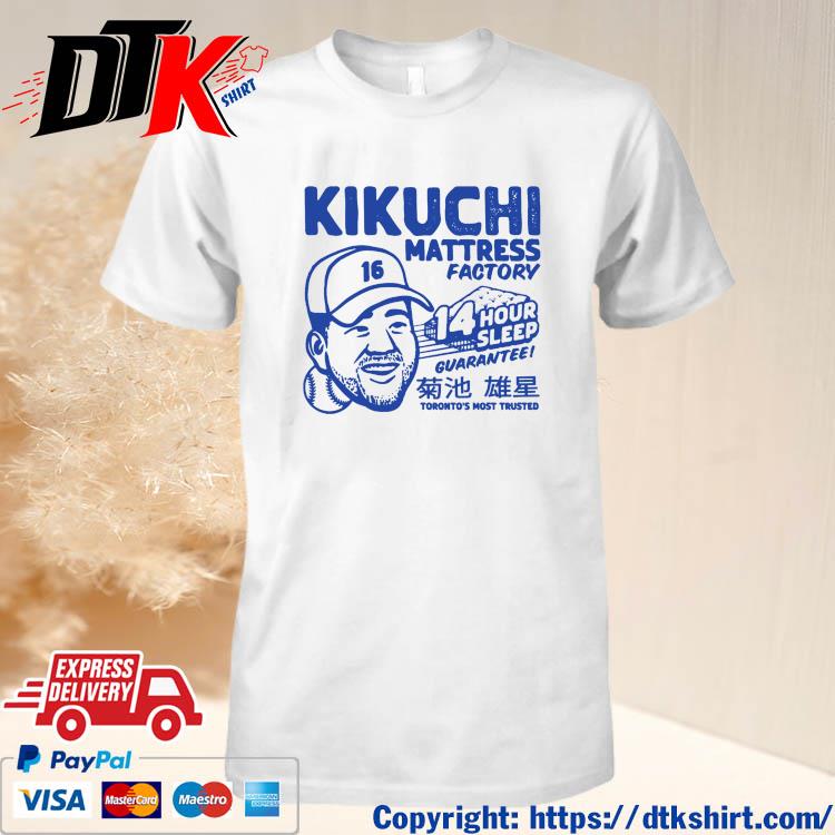 Official Yusei Kikuchi Mattress Factory MLBPA t-shirt