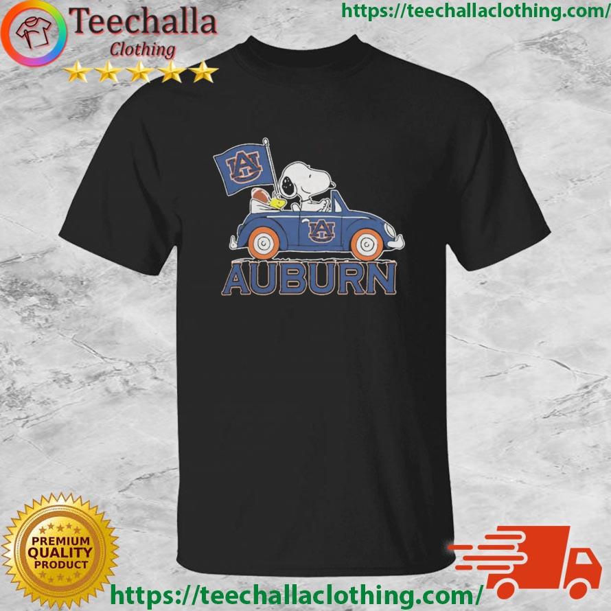 Peanuts Snoopy And Woodstock Auburn Tigers On Car 2023 shirt