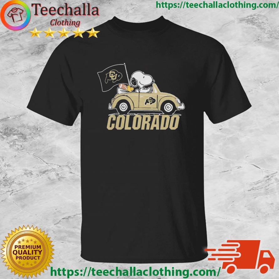 Snoopy And Woodstock Driver Car Colorado Buffaloes 2023 shirt