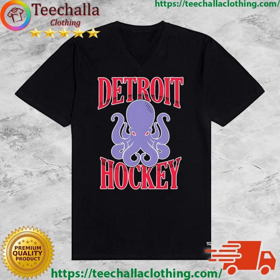 THE DETROIT VINTAGE OCTOPUS STICKER AND SHIRT  Sticker for Sale by  HockeyGoals