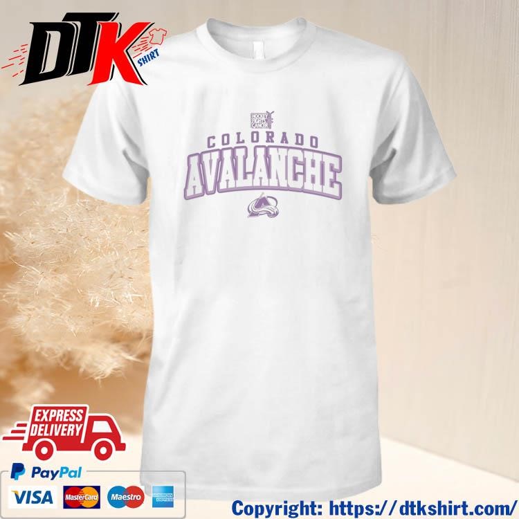 Colorado Avalanche Levelwear Hockey Fights Cancer Richmond T Shirt