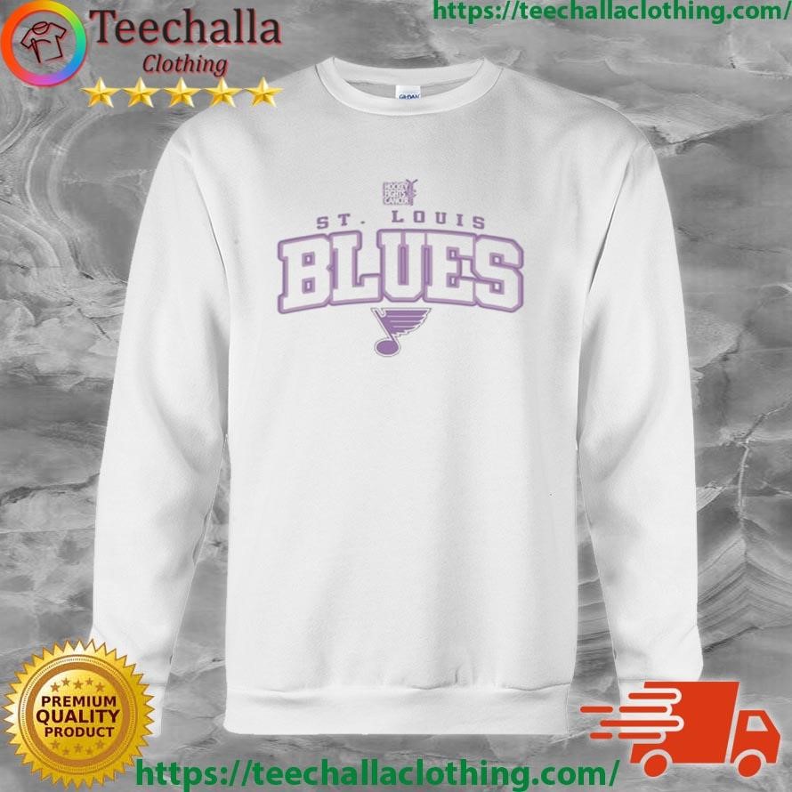 Official st. Louis Blues Levelwear Youth Hockey Fights Cancer