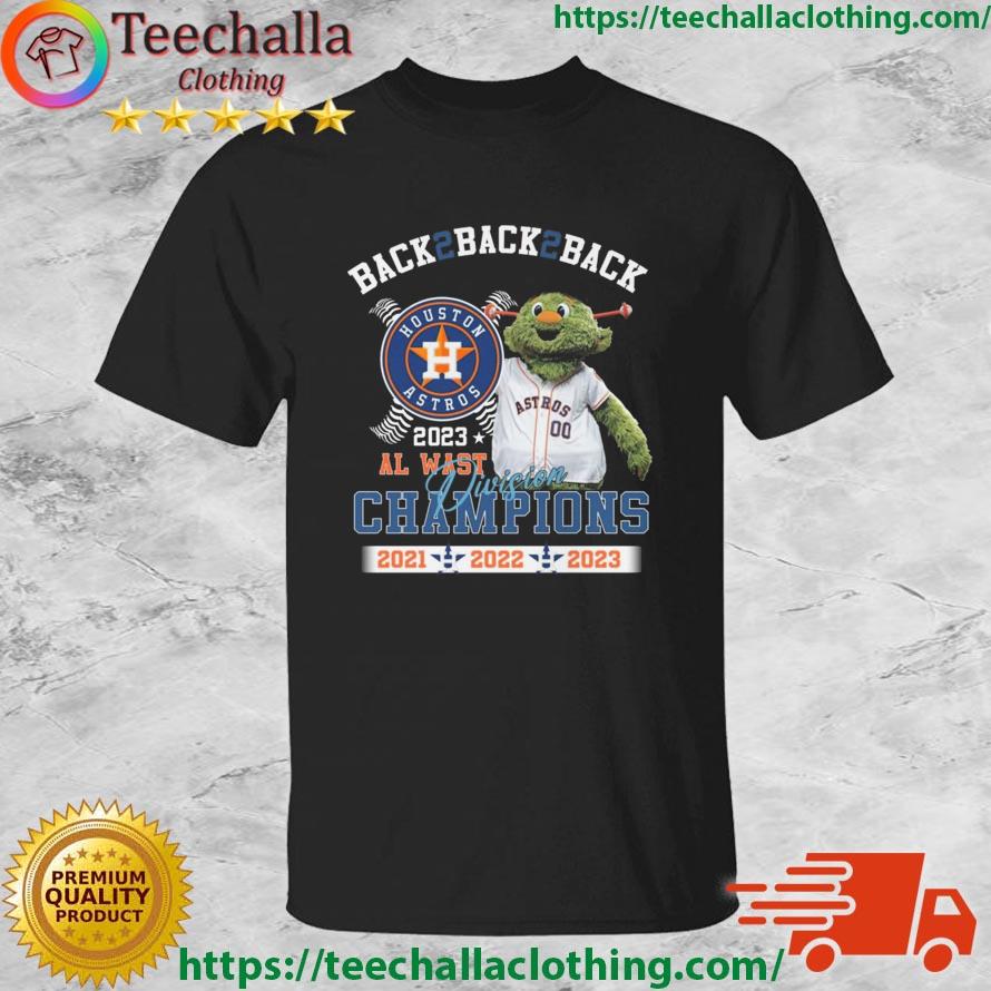 Mlb houston astros back2back2back 2023 al east division champions 2021 2022  2023 shirt, hoodie, sweater, long sleeve and tank top