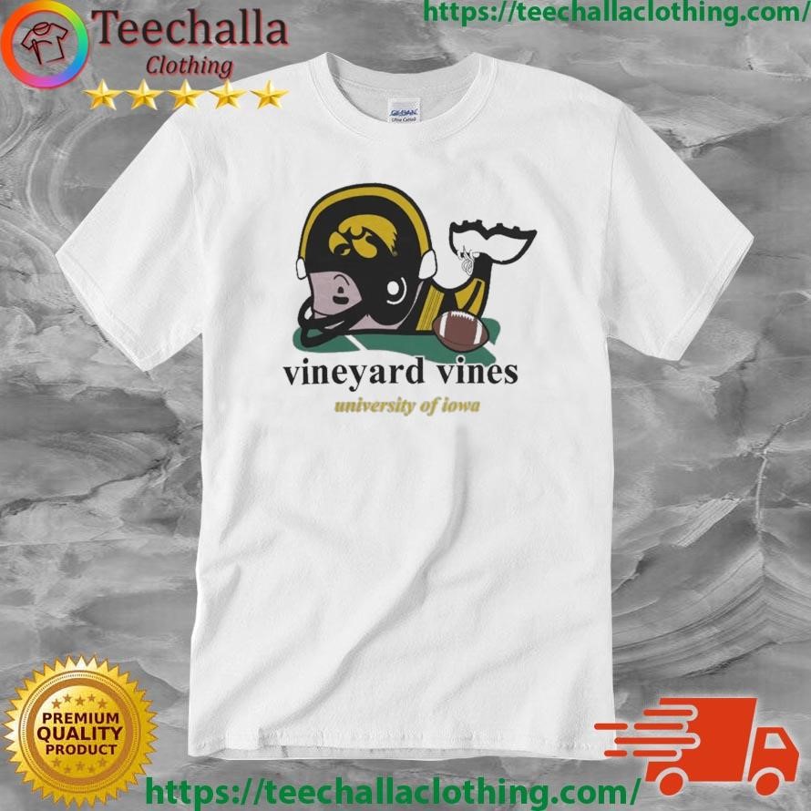 Vineyard Vines Iowa Hawkeyes Football Shirt