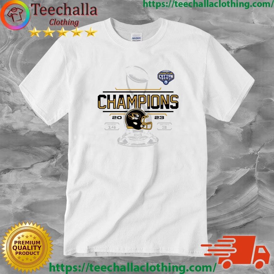 Missouri Tigers 2023 Goodyear Cotton Bowl Champions Shirt