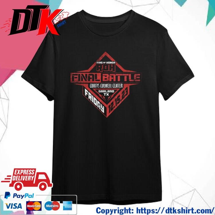 Official Ring Of Honor Roh Final Battle 2023 Logo Shirt