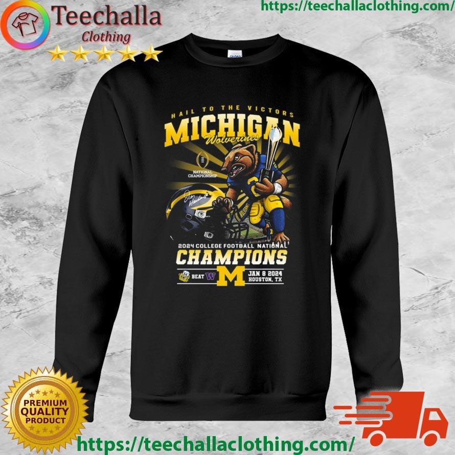 Michigan Wolverines Hail To The Victors 2024 College Football National ...