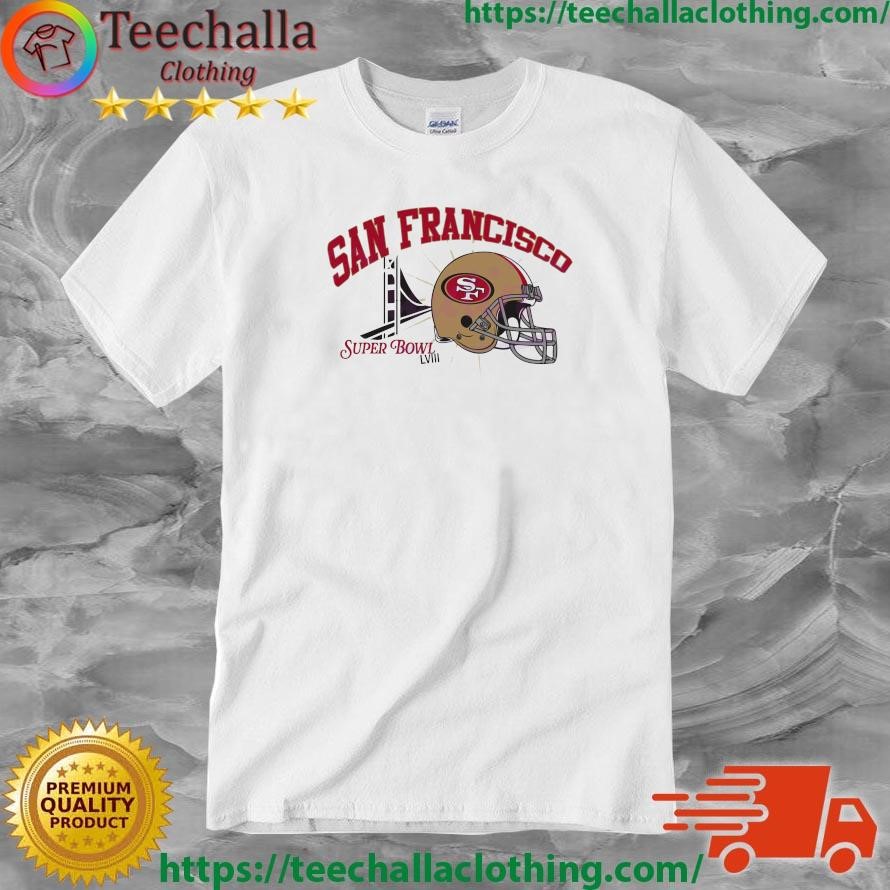 Official Official San Francisco Super Bowl LVIII Helmet Shirt