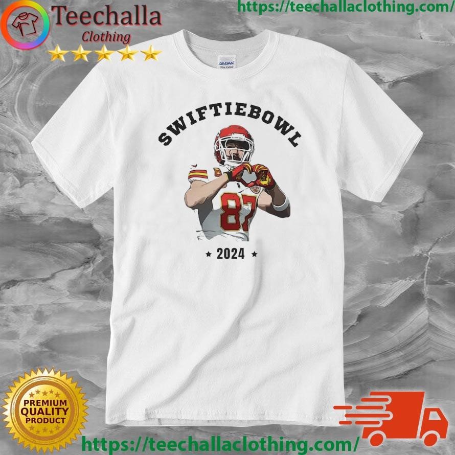 Official Official Travis Kelce Super Bowl SwiftieBowl Kansas City Chiefs 2024 Shirt