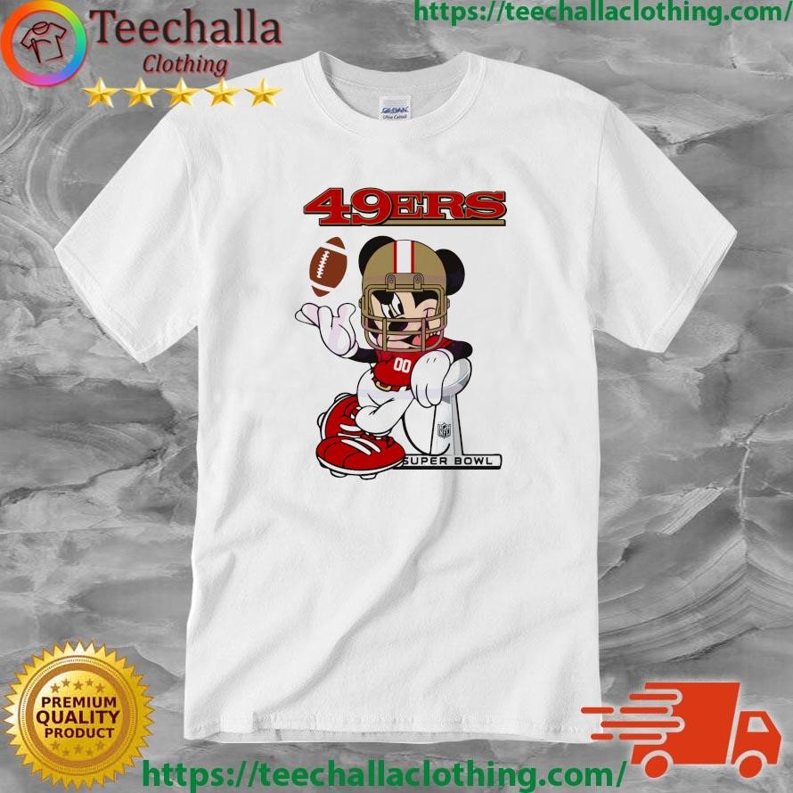 Official San Francisco 49ers Mickey Mouse Super Bowl 2024 Shirt