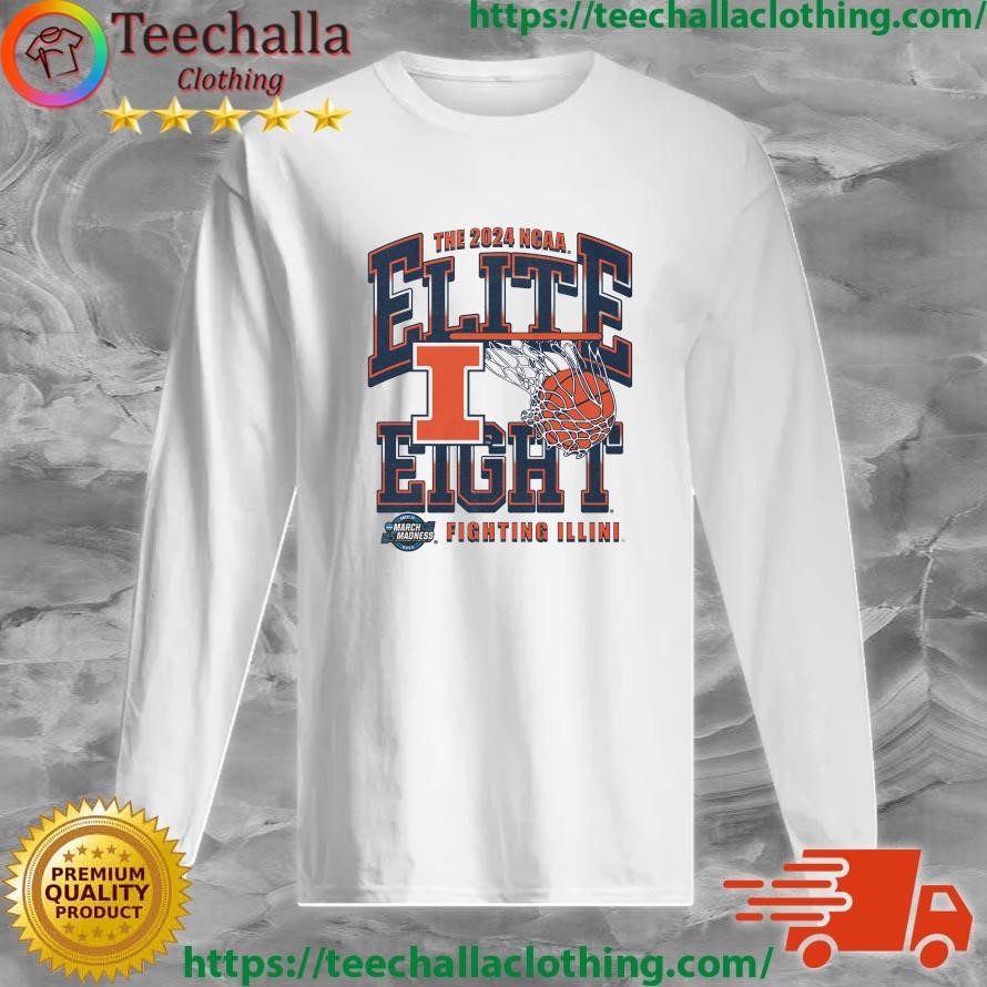 Illinois Fighting Illini The 2024 NCAA Elite Eight Shirt Long Sleeve