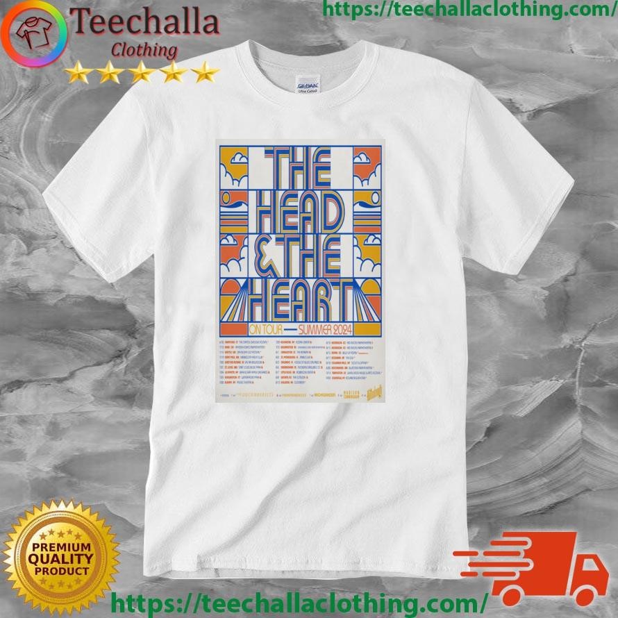 Official Official The Head & The Heart Show Summer 2024 Shirt