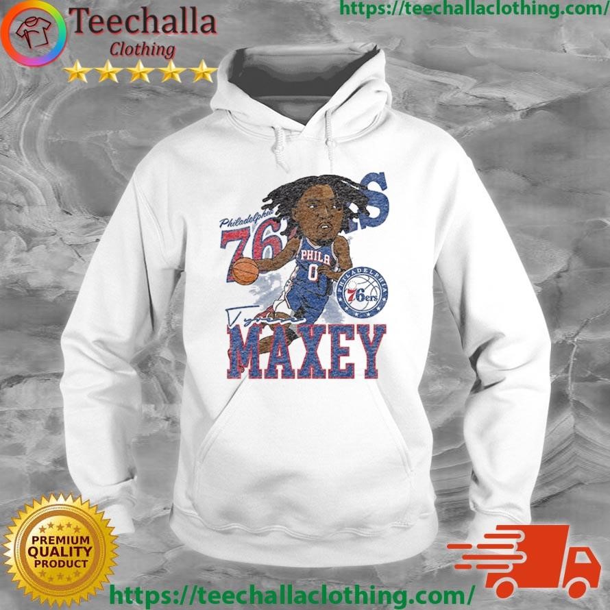 Official Official Tyrese Maxey Philadelphia 76ers Caricature Player Hoodie