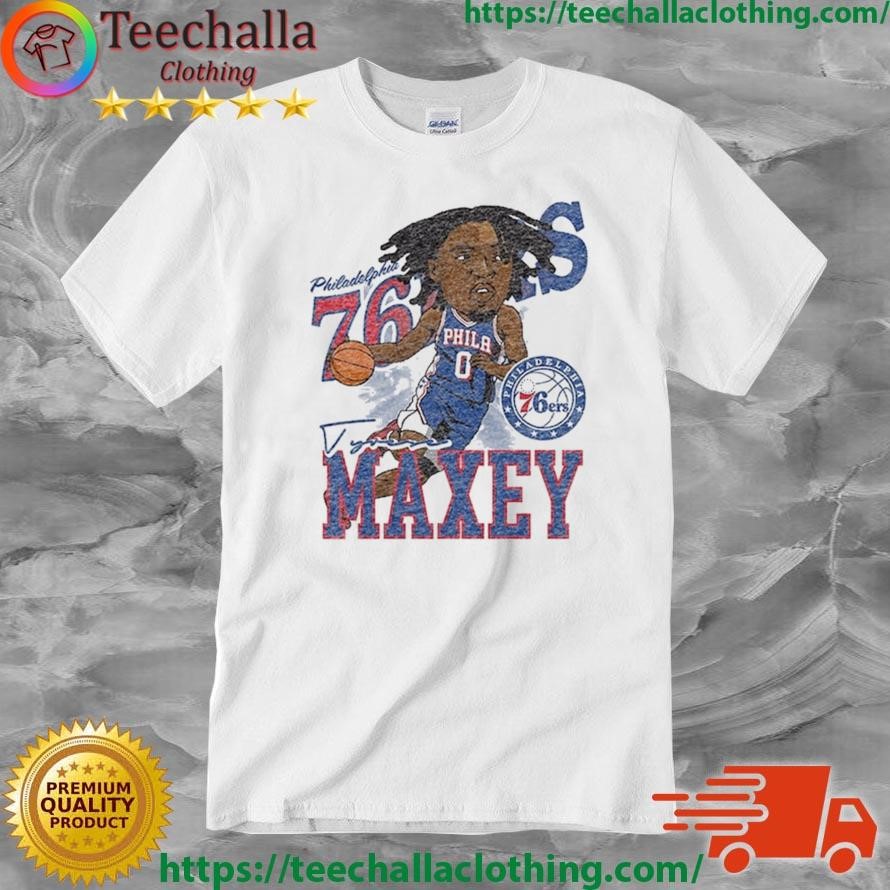 Official Official Tyrese Maxey Philadelphia 76ers Caricature Player Shirt