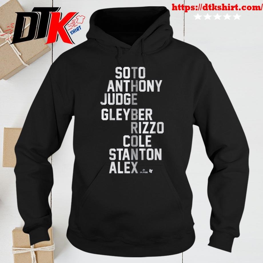 Thebronx Soto Anthony Judge Gleyber Rizzo Cole Stanton Alex hoodie
